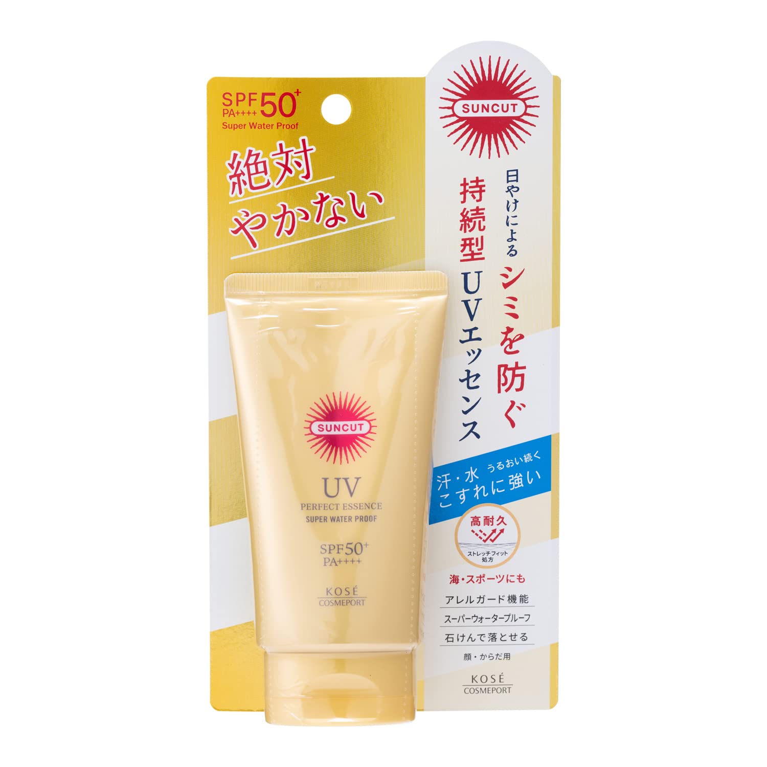 Suncut Aplicación suave, absorción rápida, sensación fresca al aplicar.