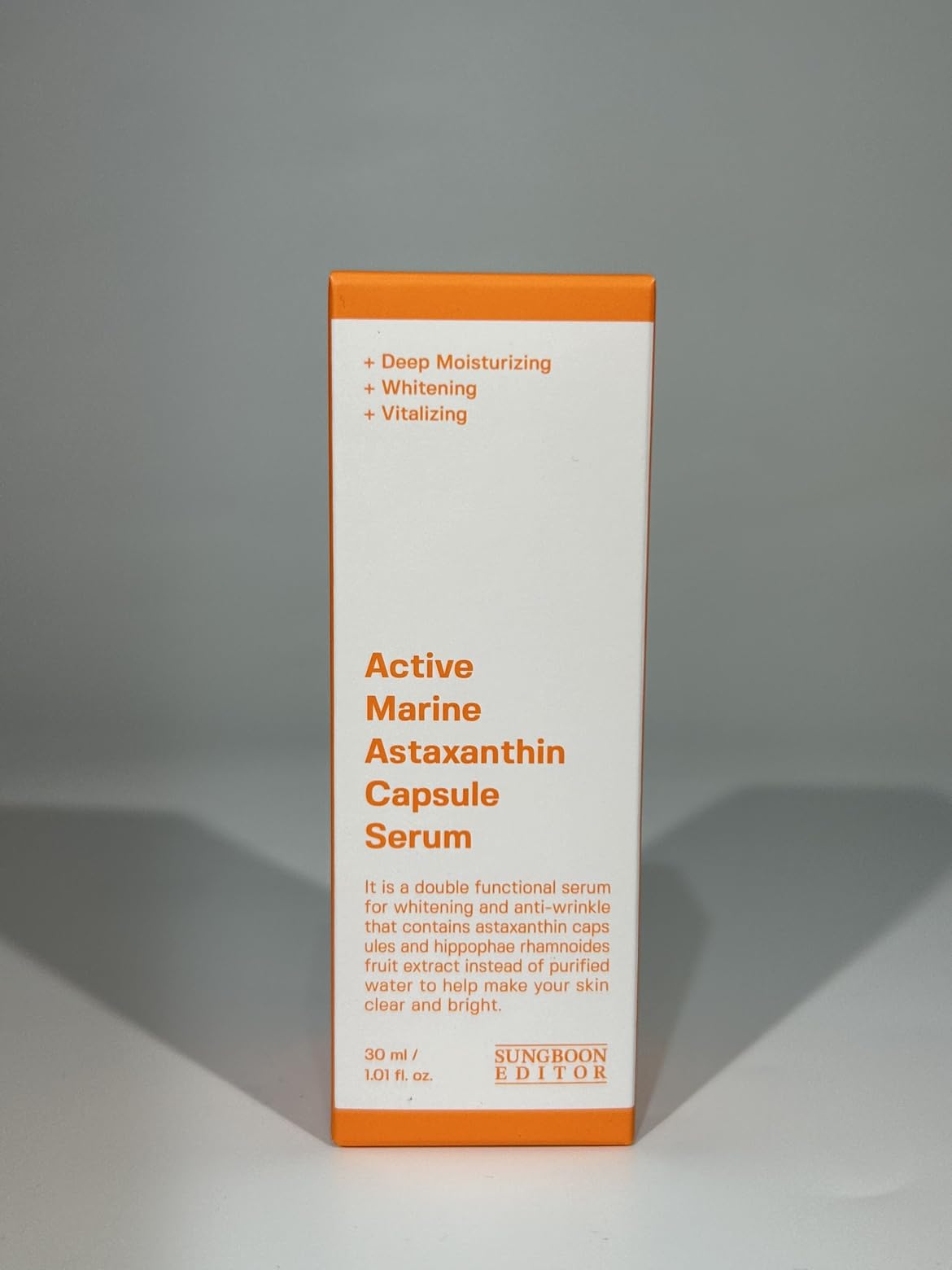 SUNGBOON EDITOR Ingredientes de alta pureza aptos para piel sensible.