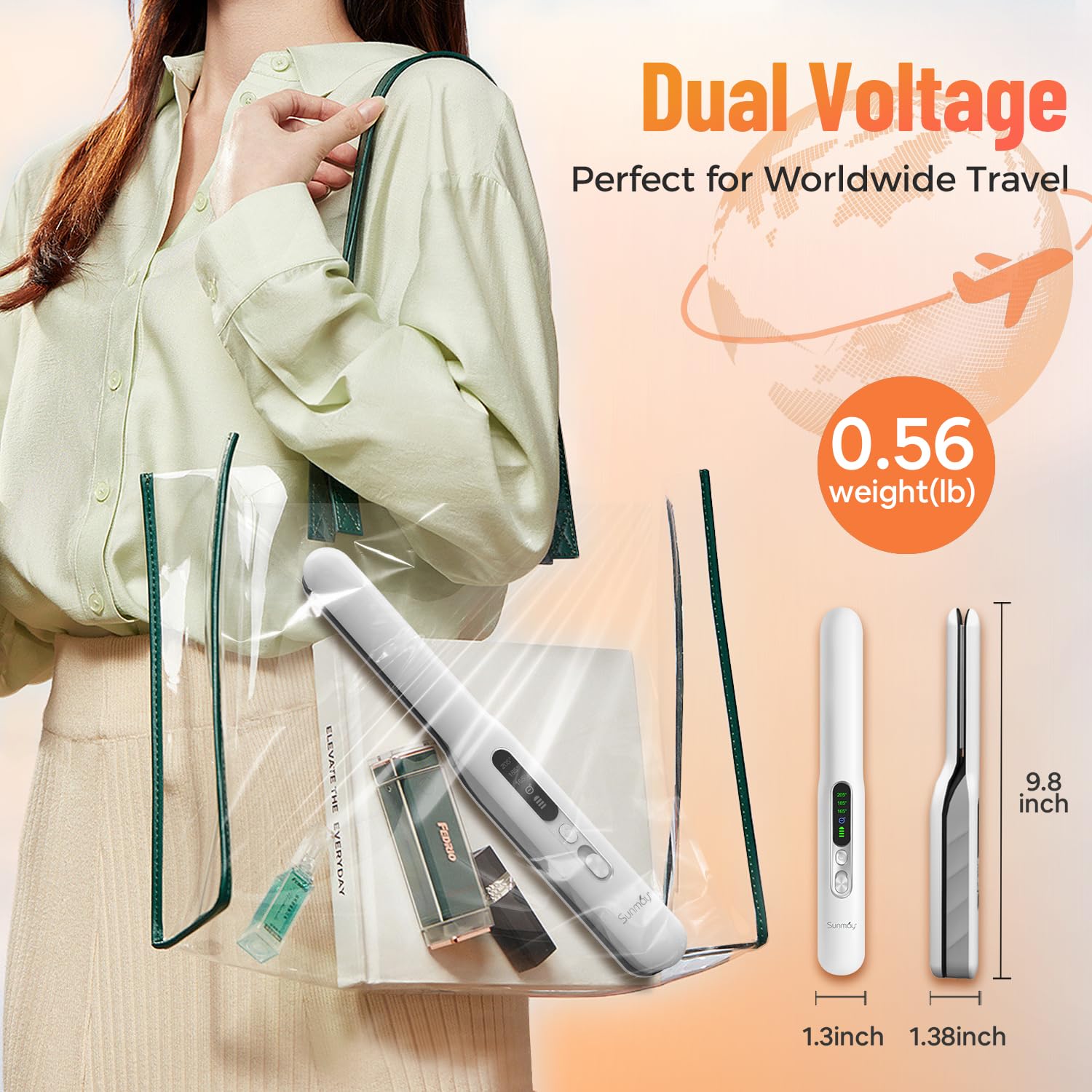 SUNMAY diseño portátil: recarga por USB en cualquier lugar
