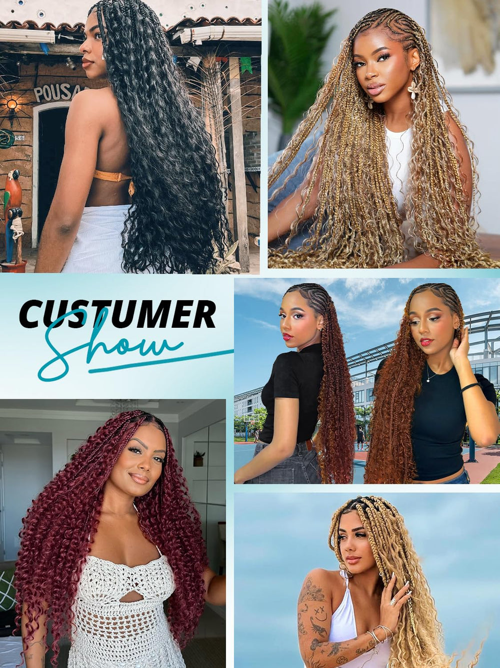 sunngirl trenzas sin nudos duraderas y fáciles de manejar