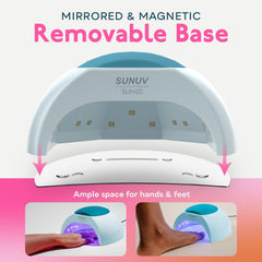 SUNUV cura rápido de uñas gel para un acabado profesional en casa