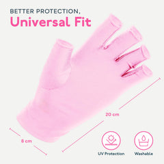 SUNUV guantes UV diseño profesional con dedos libres para mayor maniobrabilidad