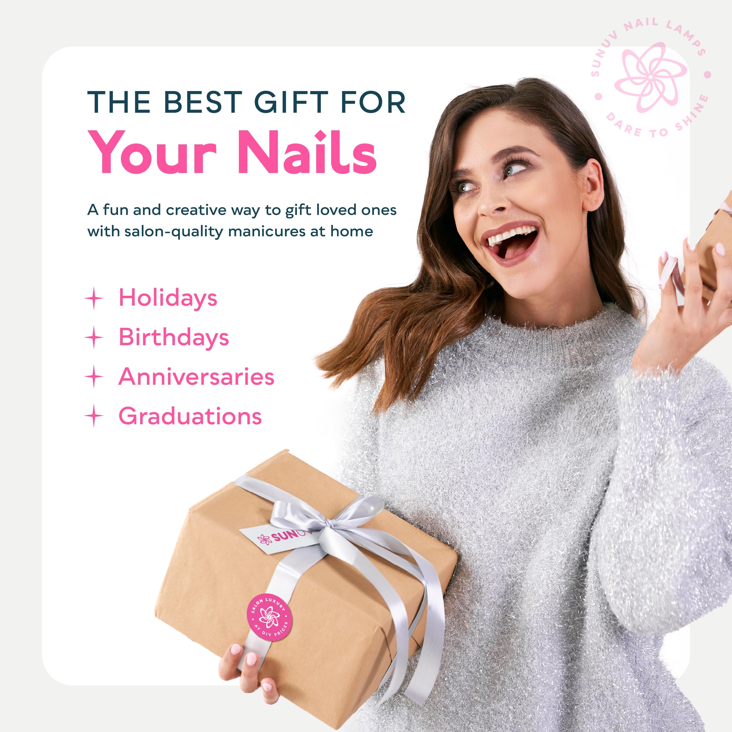 Sunuv idea de regalo para amantes de la manicura y ocasiones especiales.