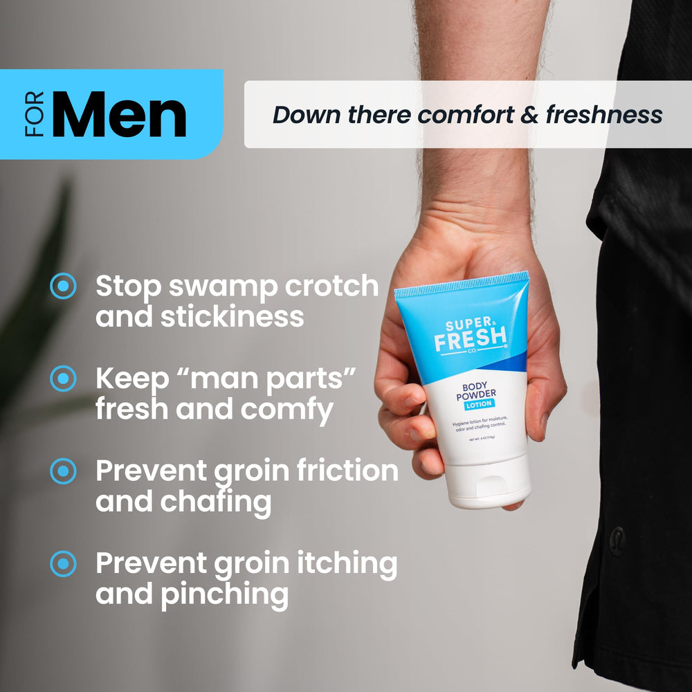 Super Fresh Co. zonas-del-cuerpo: ideal para axilas y pliegues con mayor comodidad.