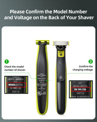 Superer cable de carga para Philips Norelco 360 y conectores compatibles