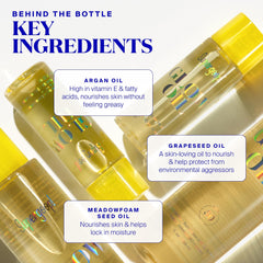 Supergoop! Glow Oil: textura ligera que se absorbe rápidamente.