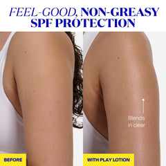 Sun exposure scenario with Supergoop! PLAY Everyday Lotion for active days