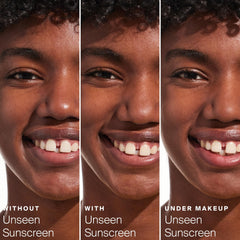 Supergoop! Unseen Sunscreen protege frente a luz azul y rayos ultravioleta para la piel.