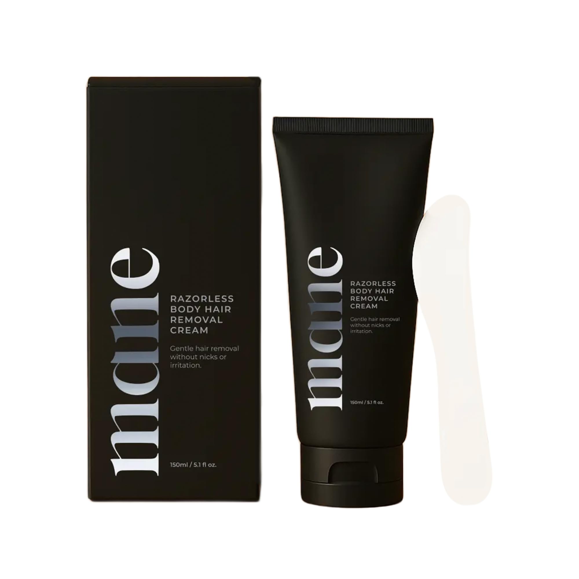 Superior Mane crema depilatoria sin afeitado para piel suave y saludable.