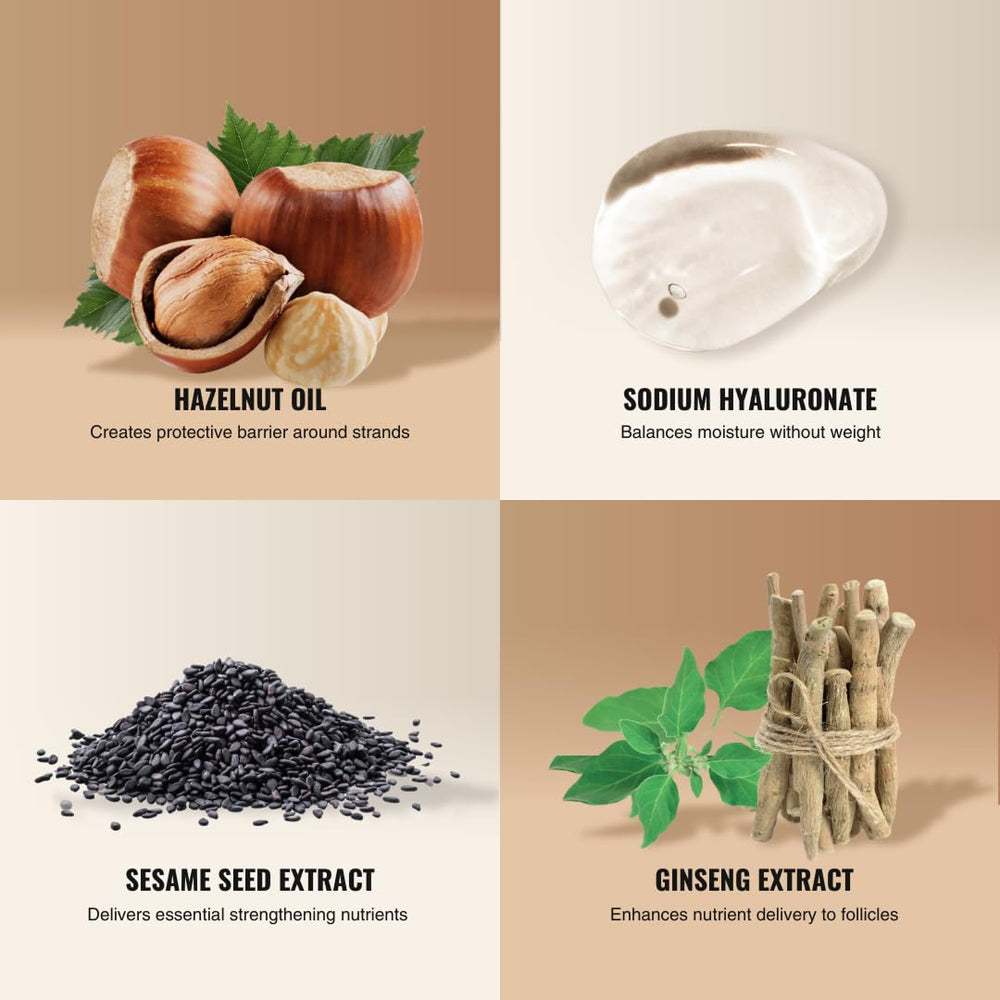 Racines nourries par le soin Superior Mane, avec des nutriments essentiels.