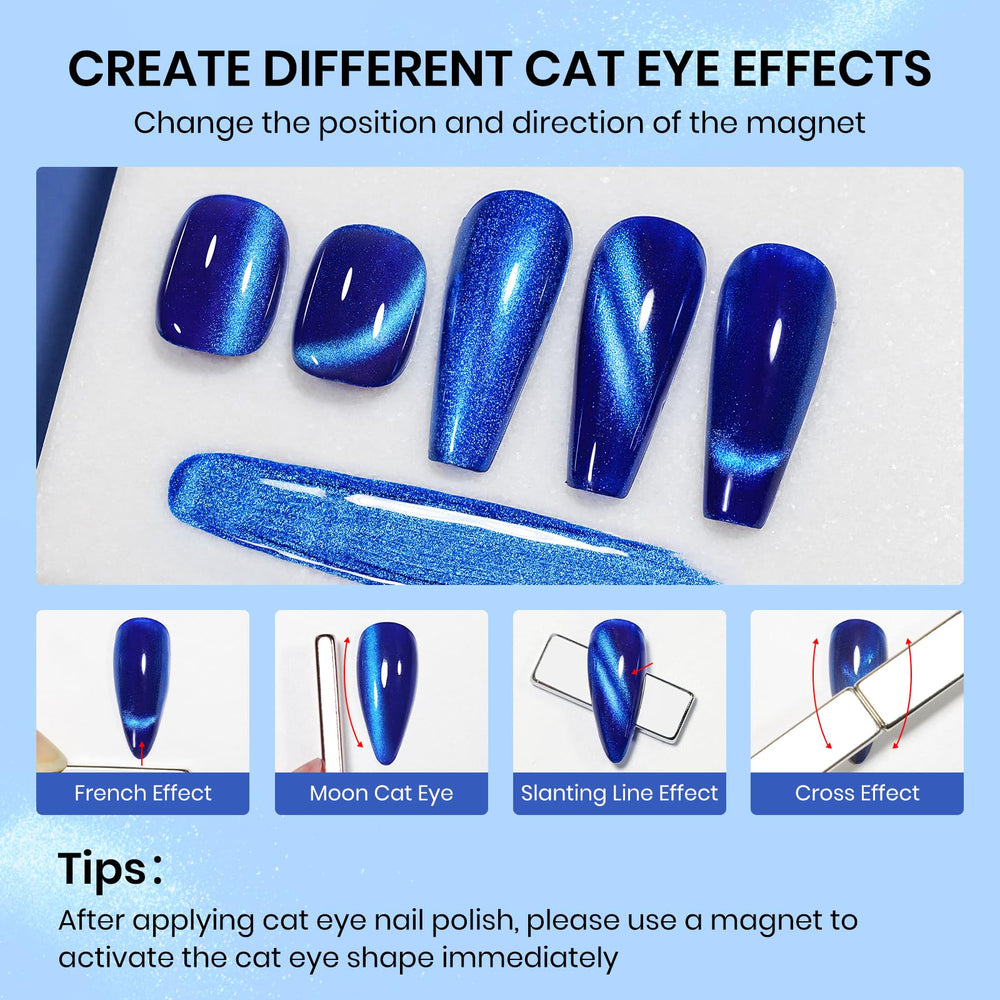 SUPWEE aplicar 2-3 capas para intensificar el efecto ojo de gato