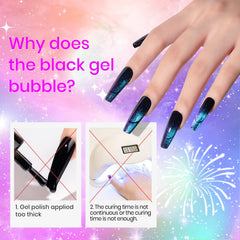 SUPWEE esmalte gel ojo de gato: efectos galaxia y agujero para un acabado único