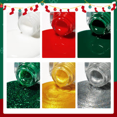 SUPWEE esmalte verde para manicura festiva y elegante.