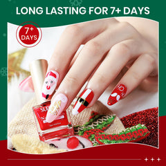 SUPWEE esmalte dorado para toques brillantes en uñas.