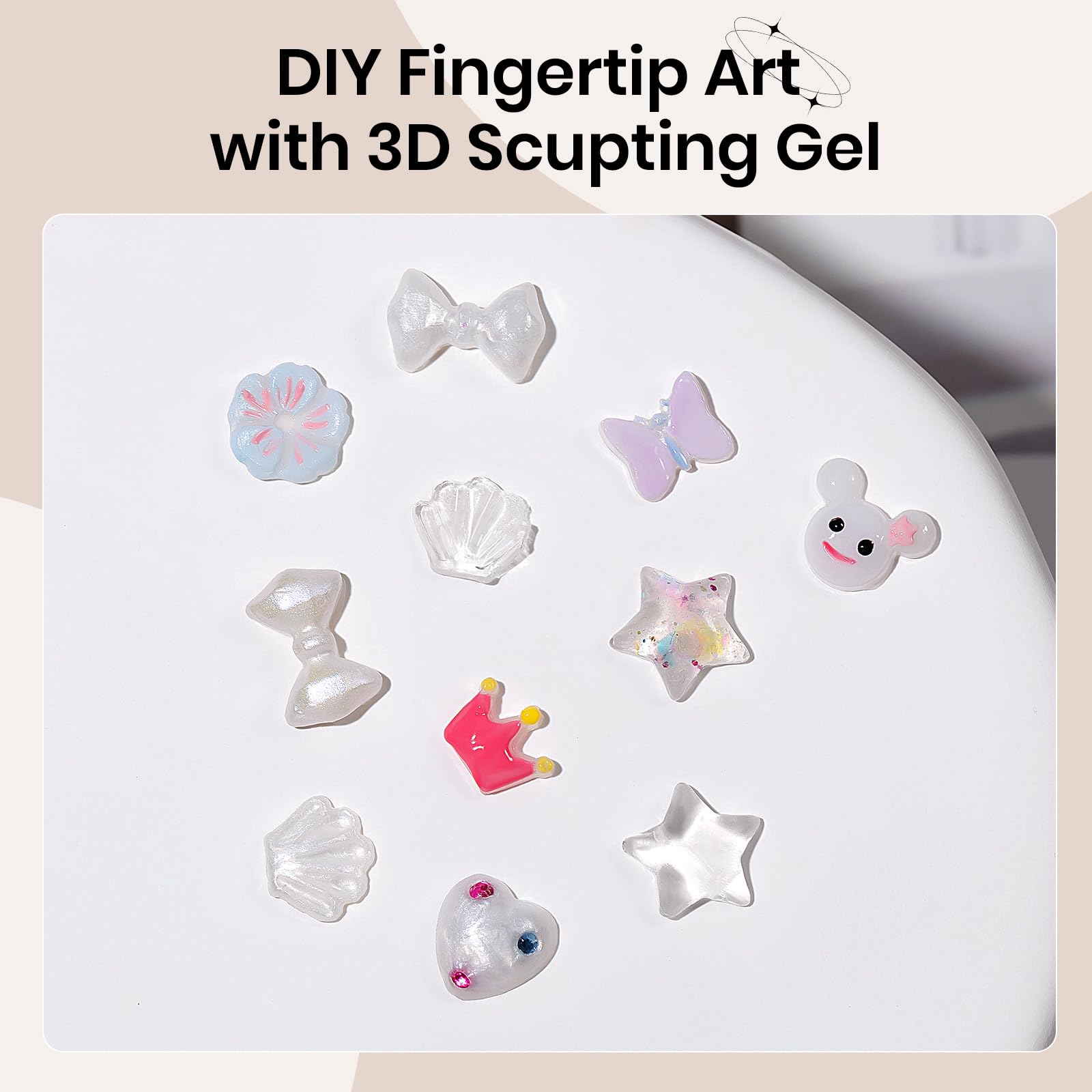 SUPWEE extiende uñas con gel 3D, crea extensiones duraderas.