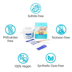 Surgiwax reductor de enrojecimiento para piel suave tras depilar.