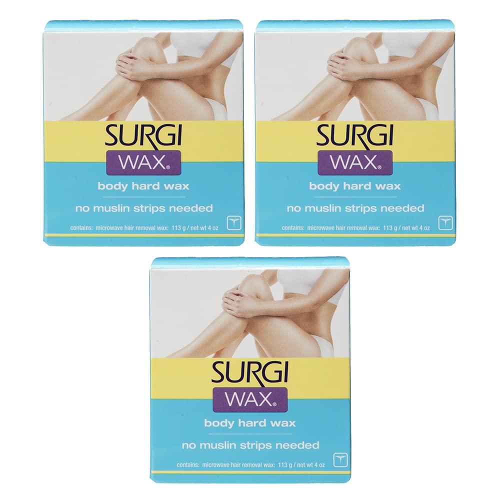 Surgiwax tiras de cera miel para labio superior y cejas, agarre eficaz.