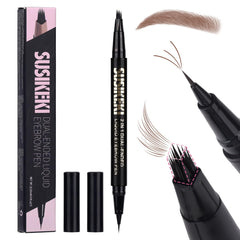 SUSIKEKI lapiz cejas liquido dos-en-uno para trazos naturales y definidos