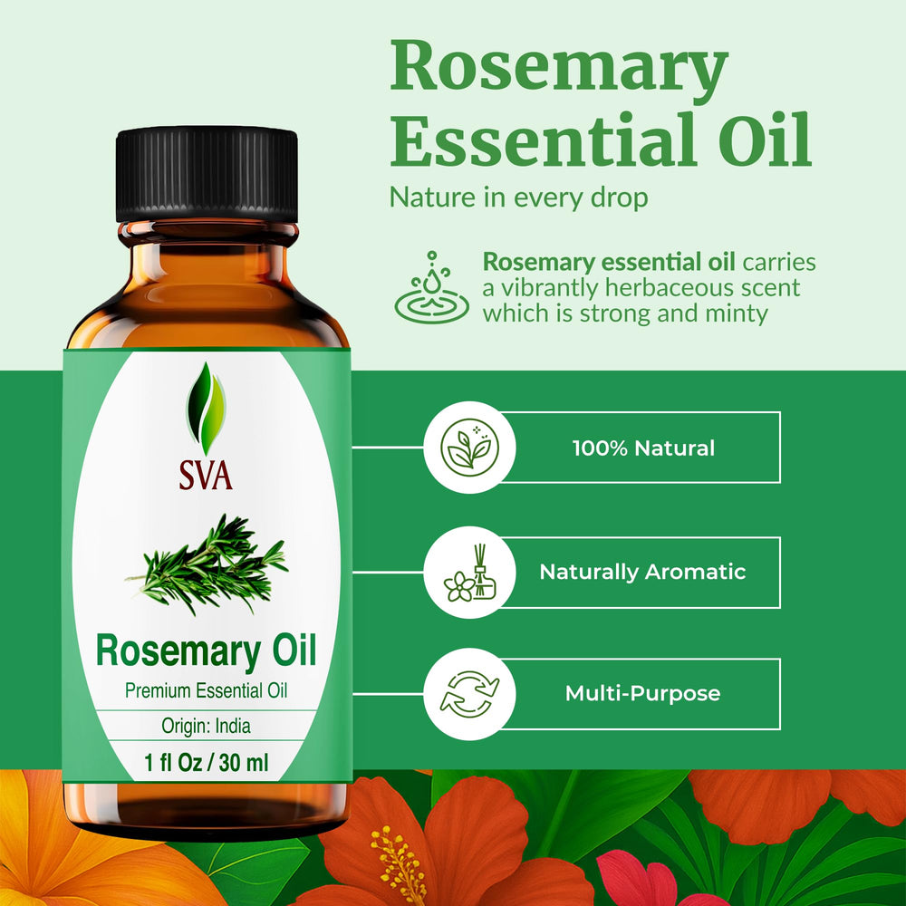 SVA Romero: aroma herbáceo para aromaterapia y relajación.