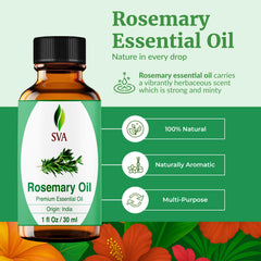 SVA Romero: aroma herbáceo para aromaterapia y relajación.