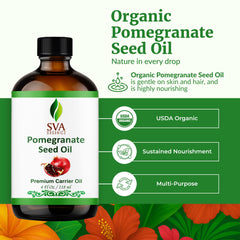SVA Aceite de granada con cuentagotas facilita la aplicación.