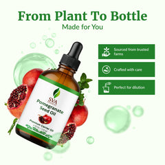 SVA Masaje de cabello y cuero cabelludo con aceite de granada.