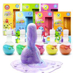 SWCANDY bombas de baño coloridas para juego sensorial y seguro en el baño