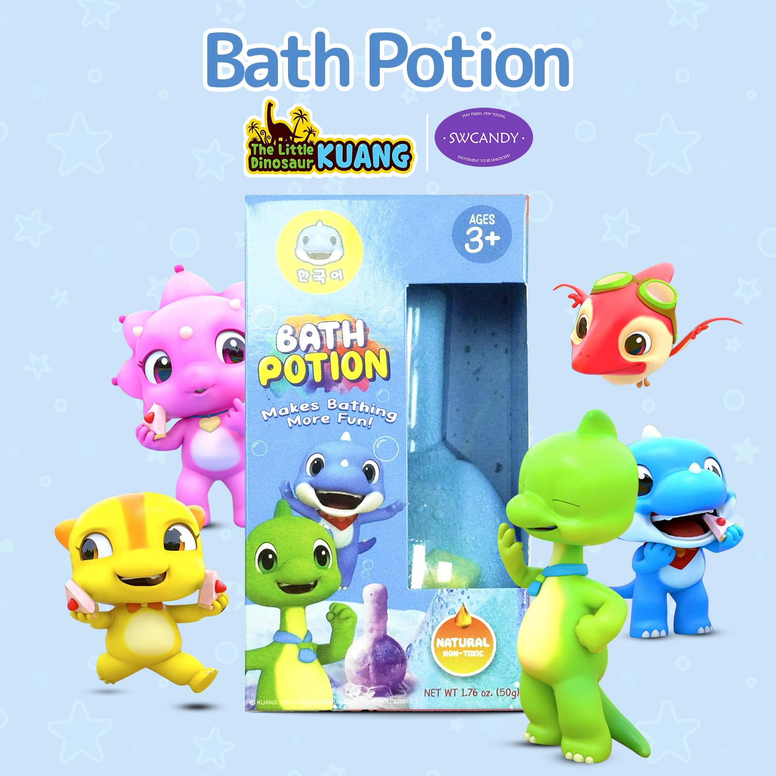 SWCANDY diversión mágica en la hora del baño con imaginación y juego