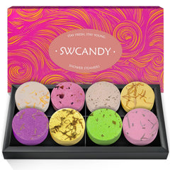 SWCANDY tabletas para ducha en empaque elegante, regalo ideal