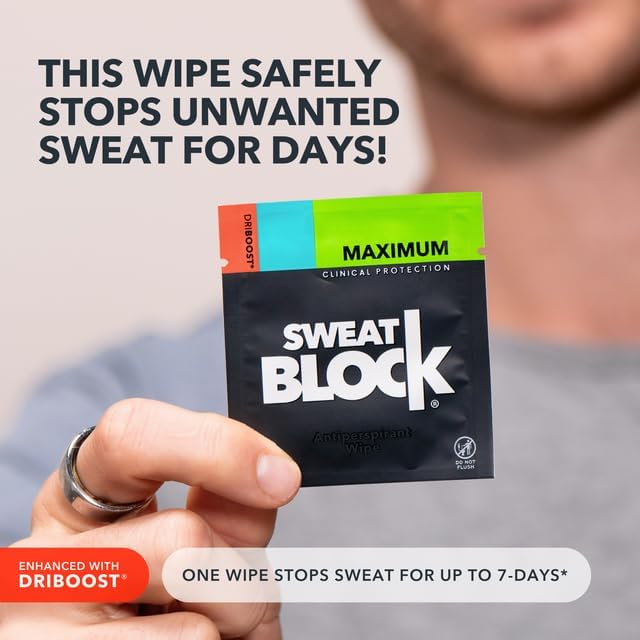 SweatBlock: aplicación nocturna para protección continua por la mañana.