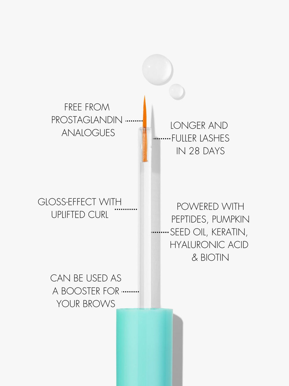 SWEED Serum ingredientes biotina-calabaza: nutrición para el crecimiento.
