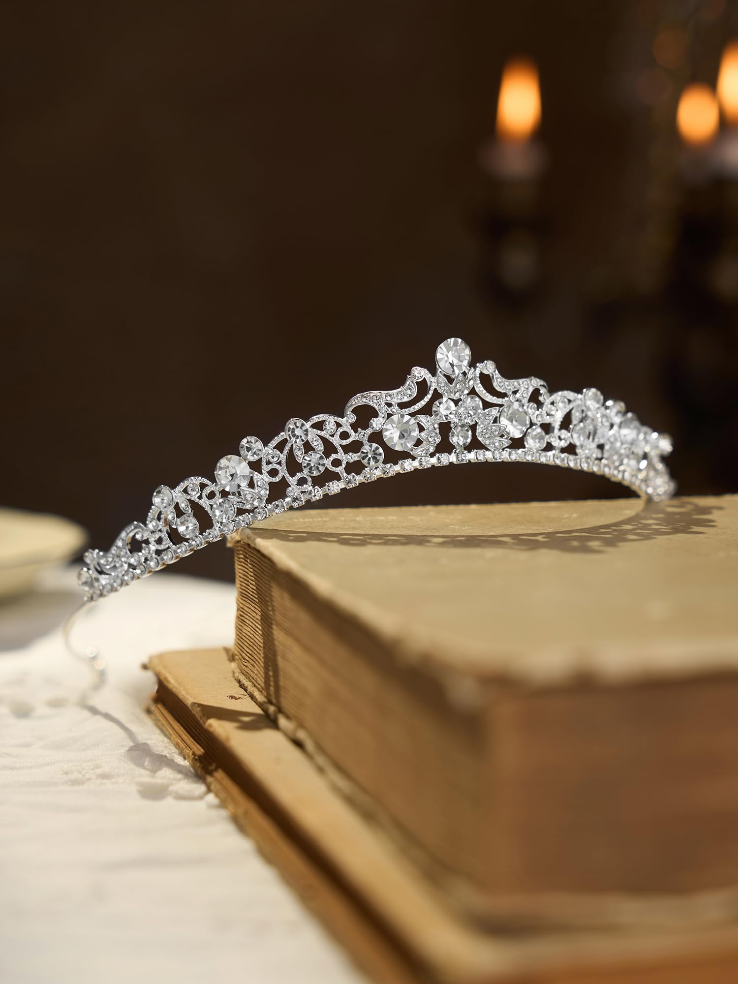 SWEETV accesorio deslumbrante para bodas, cumpleaños y sesiones fotográficas