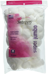 Swisspers algodones super jumbo 70 uds, paquete doble, ideales para desmaquillar suave.