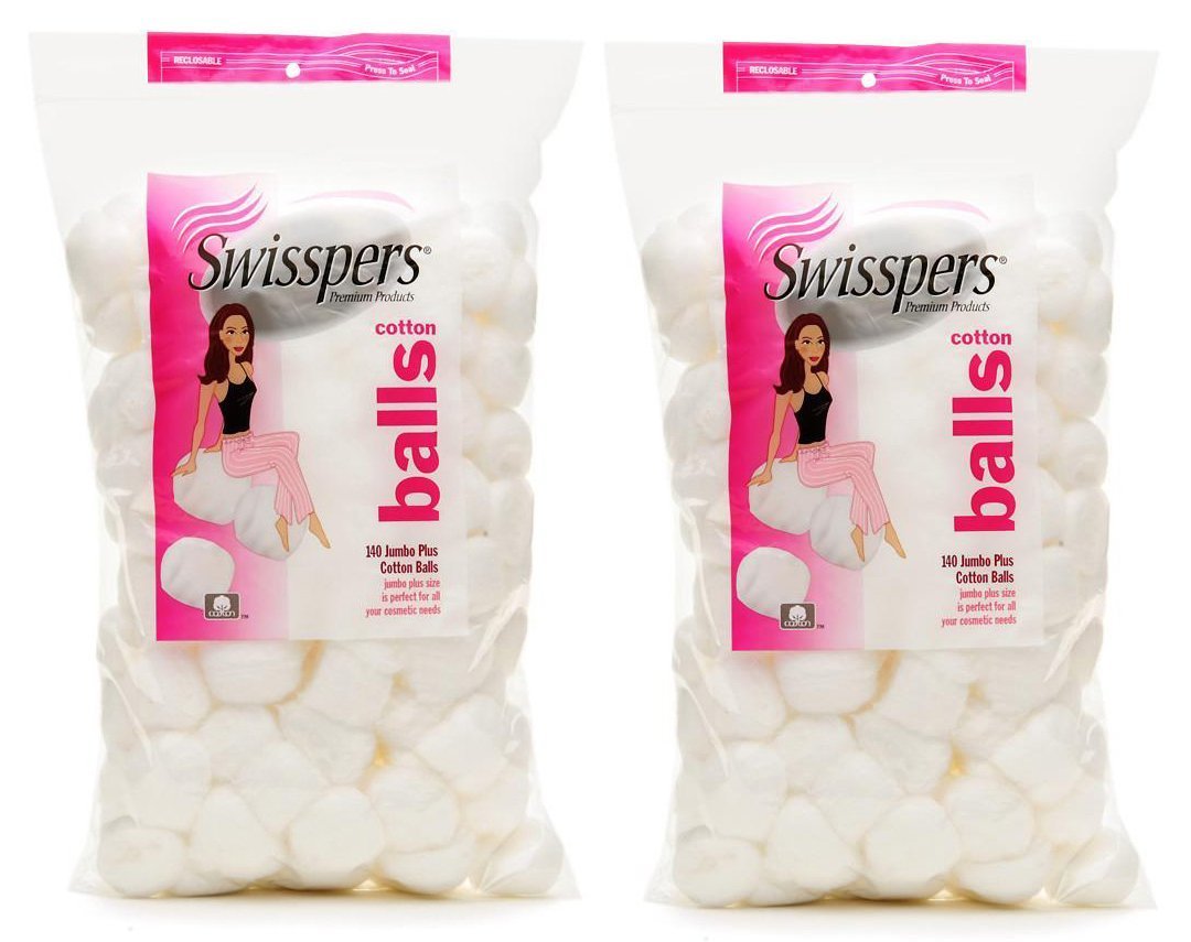Bolas de algodón Swisspers Súper Jumbo para desmaquillar con suavidad y precisión