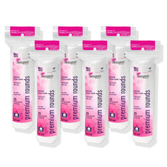 Discos de algodón premium Swisspers, 100 cuentas, ideales para desmaquillar con suavidad.