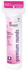 Discos Swisspers sin pelusa, suave y absorbente para piel sensible