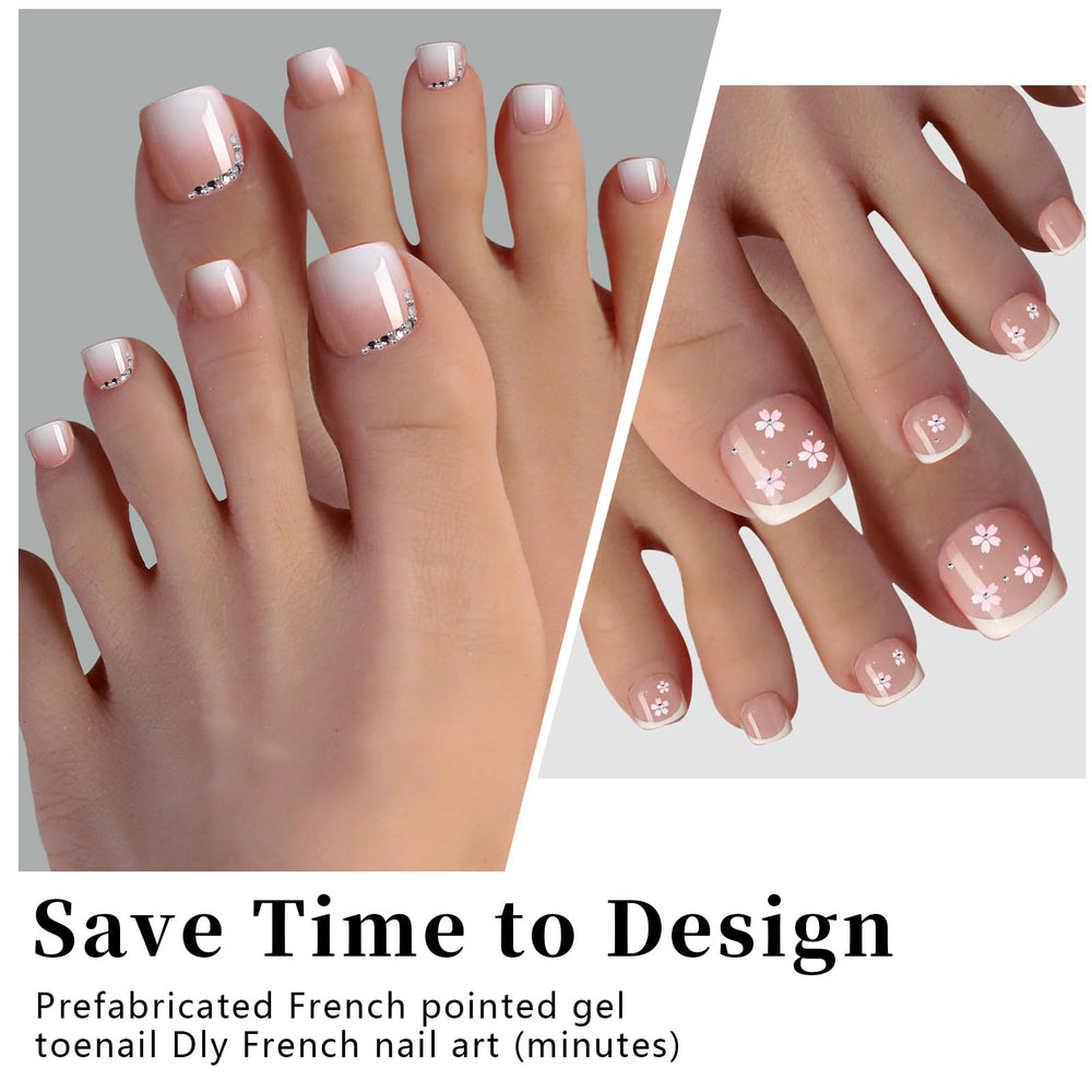 SWRITATSK uñas para dedo del pie, 12 tallas para ajuste perfecto.