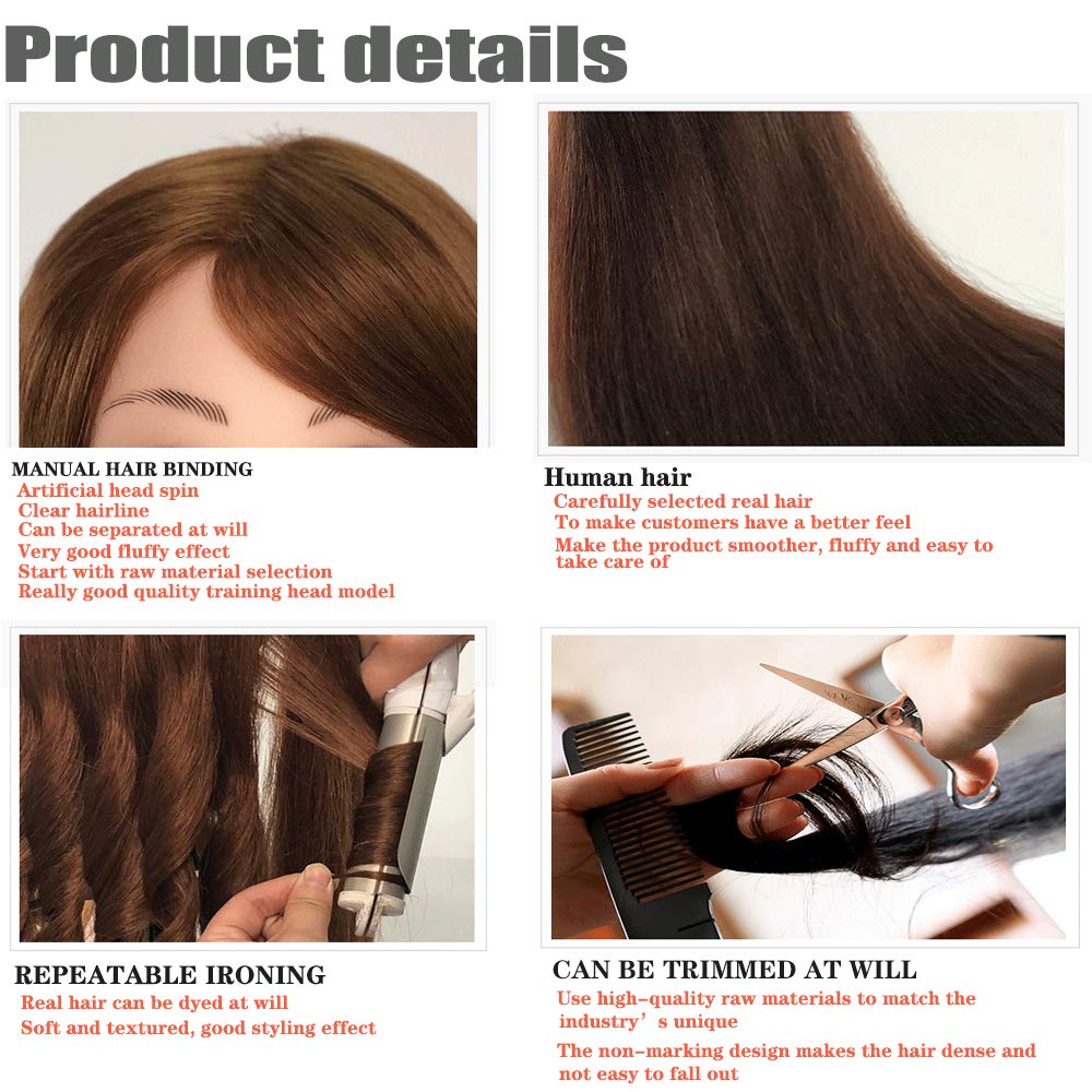 SZCY cabello se puede lavar con champú y secar para nuevas texturas.