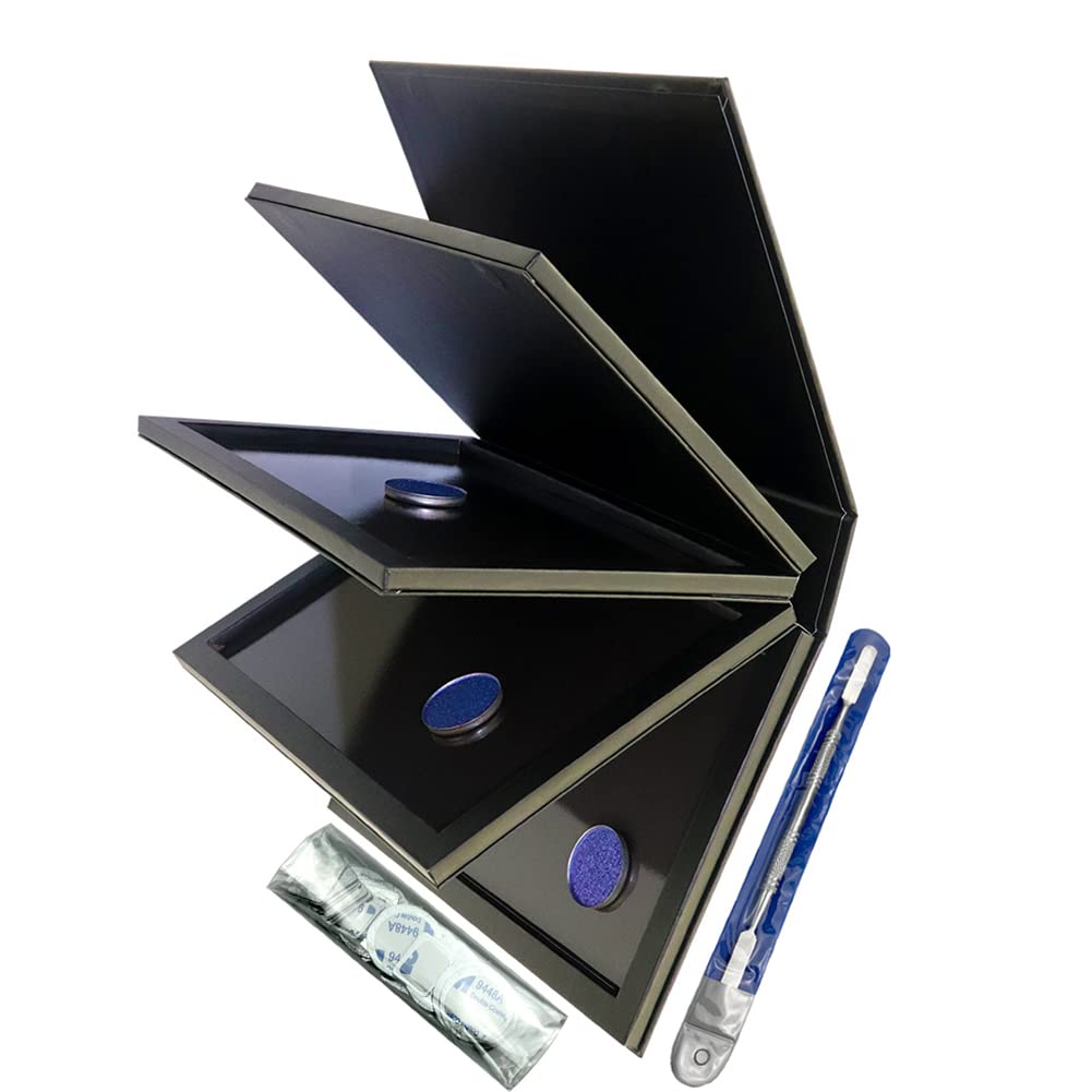 SZDYM paleta magnética de 4 capas para organizar sombras con sujeción estable.