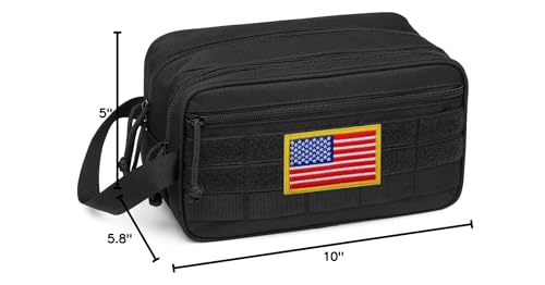 TACTICISM bolsa de aseo para hombre, uso multifuncional para viaje.