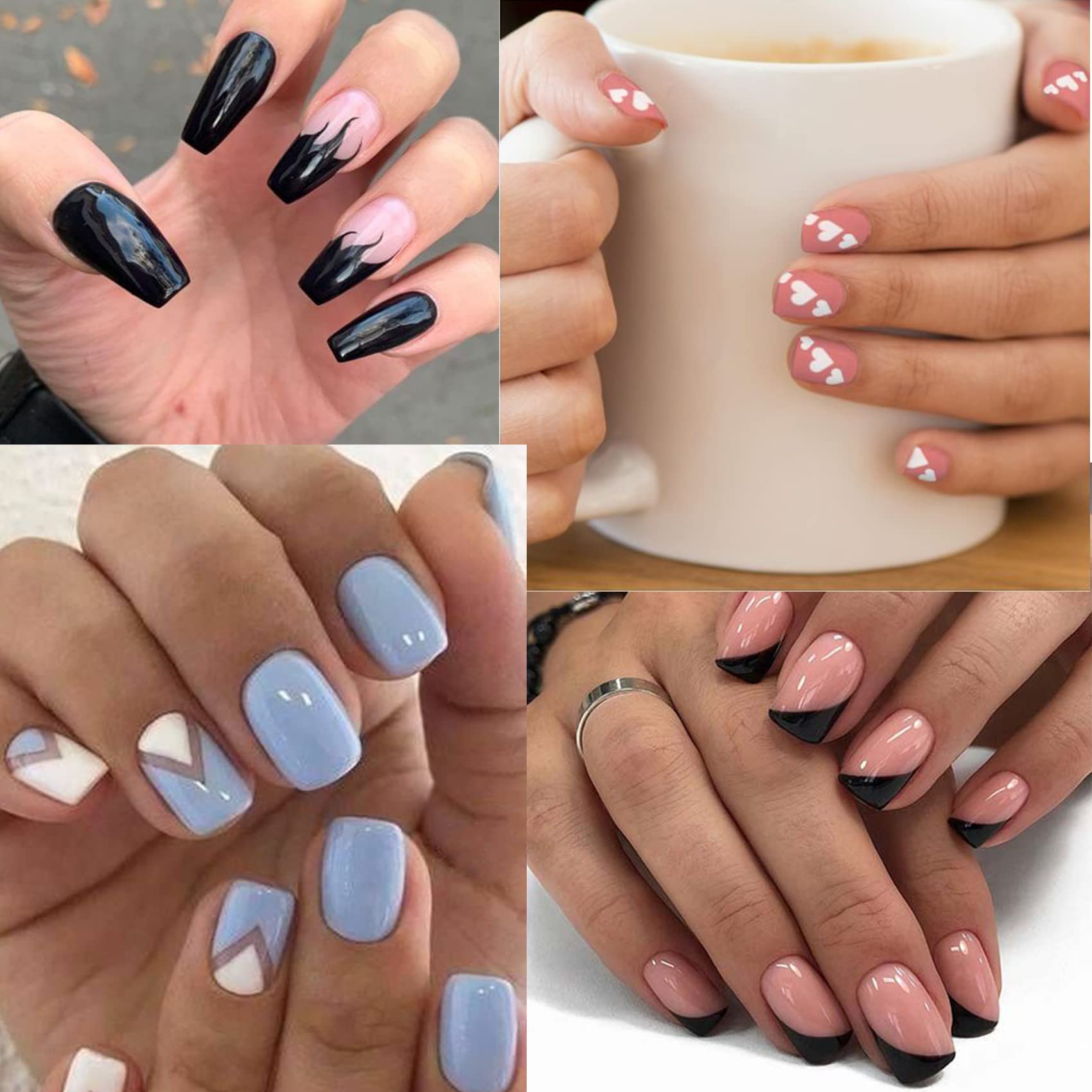 TailaiMei pegatinas uñas estrellas: toque glamoroso para uñas elegantes.