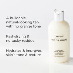 Tan-Luxe The Gradual offre hydratation de la peau avec un éclat lumineux