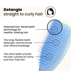 Tangle Teezer desenredante para pelo seco, evita tirones al peinar.