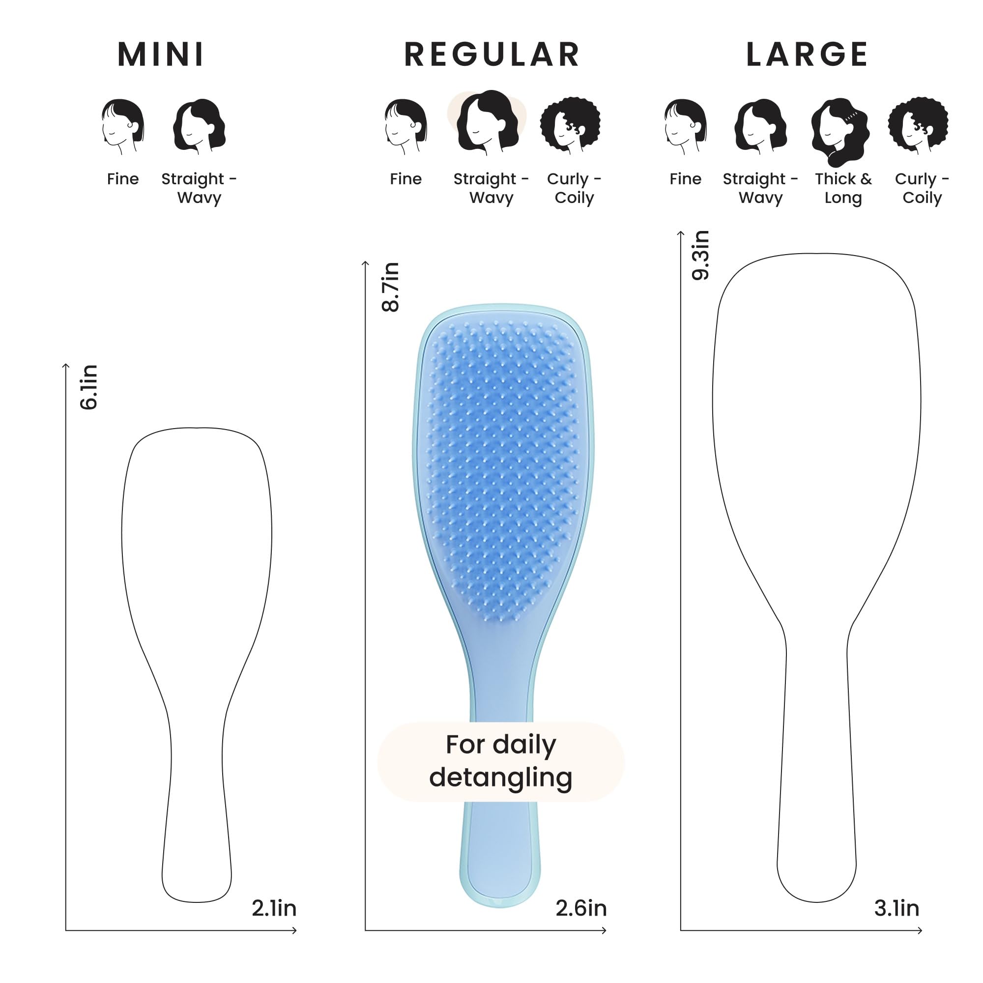 Tangle Teezer para mujeres y hombres, peinado cómodo y práctico.
