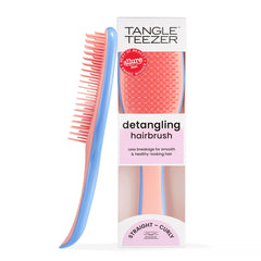 Cepillo Tangle Teezer Ultimate Desenredante Apricot Blaze desenreda mojado con suavidad.
