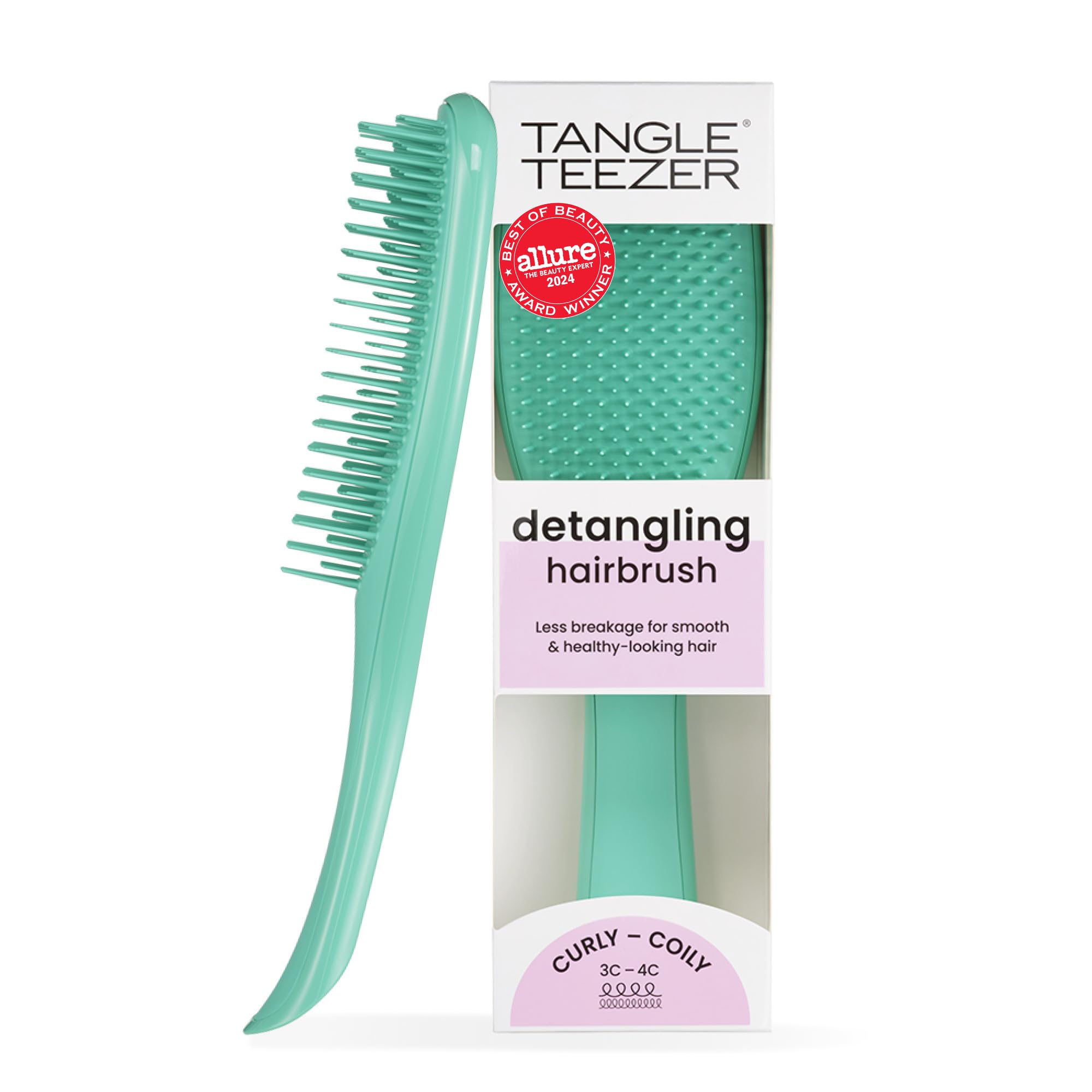 Tangle Teezer Ultimate Detangler, cepillo para rizos mojados, desenreda sin dolor.