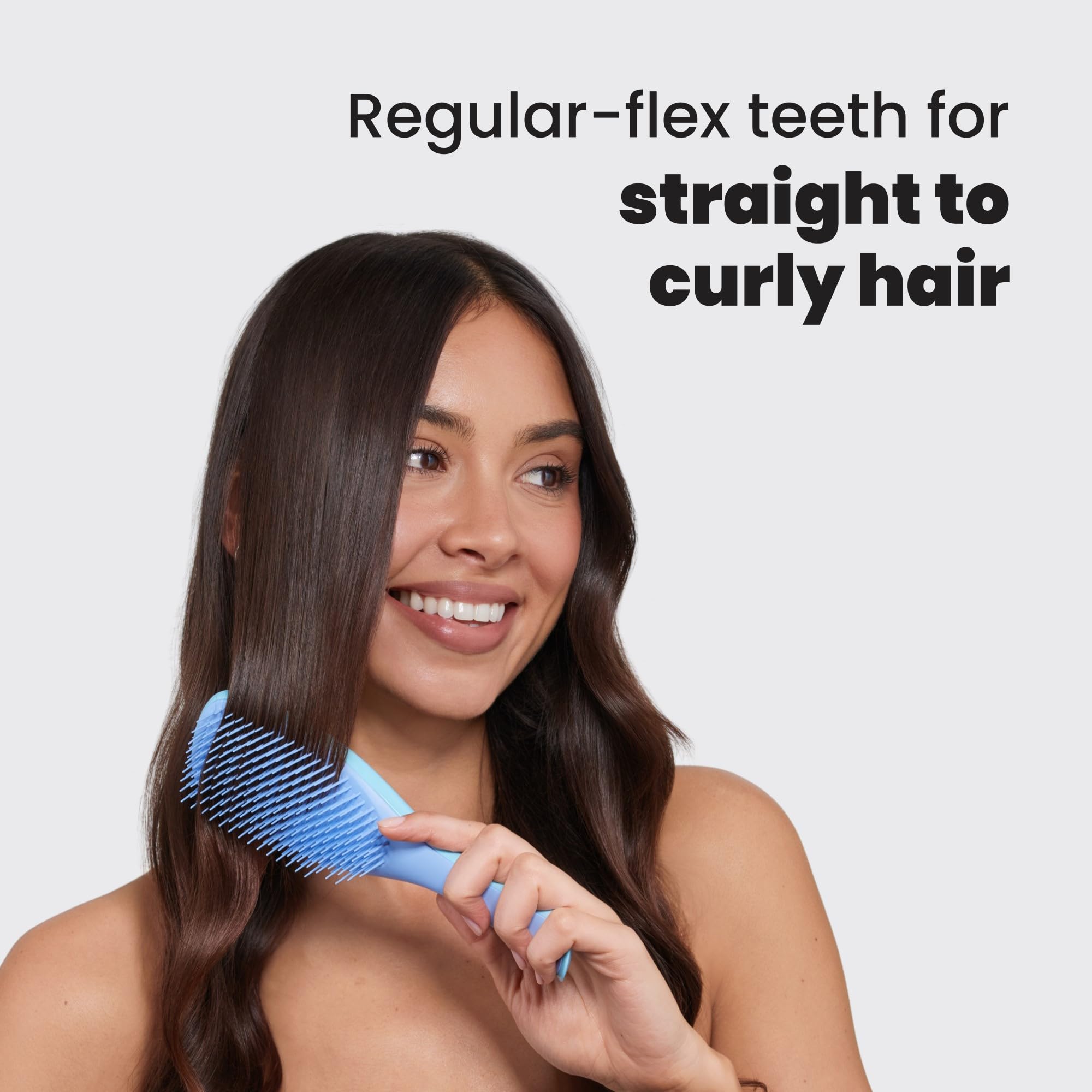 Tangle Teezer en la ducha, facilita distribuir tratamientos capilares.