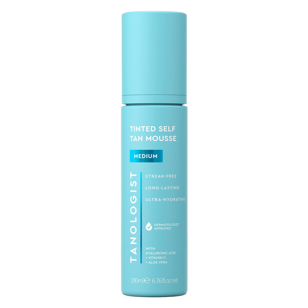 Tanologist Mousse Autobronceadora con guía de color para aplicación uniforme.