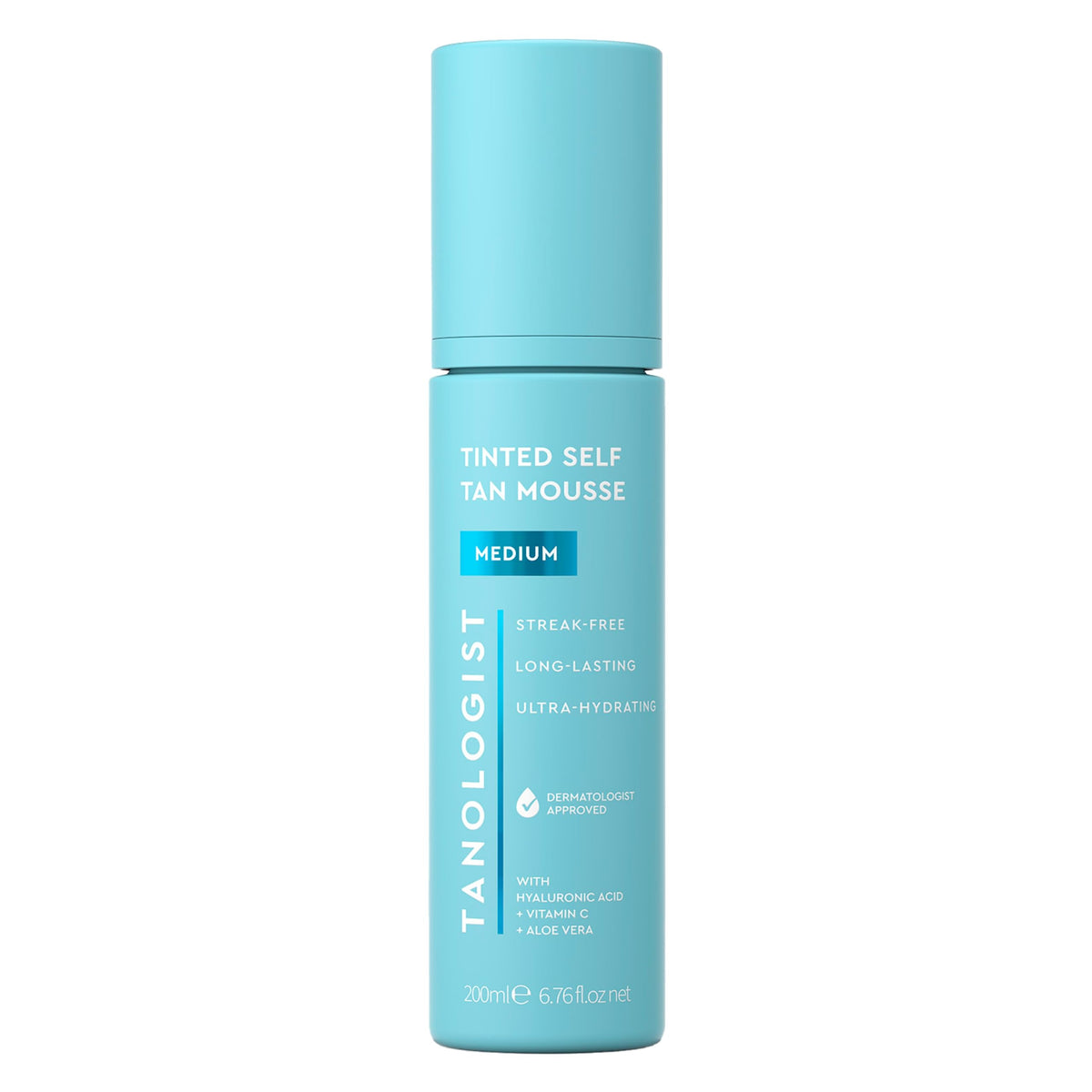 Tanologist Mousse Autobronceadora con guía de color para aplicación uniforme.