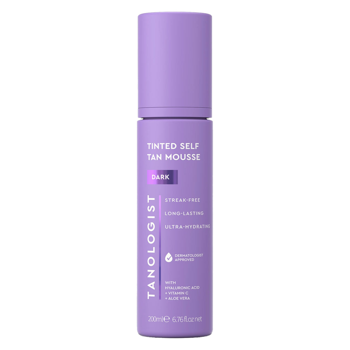 Tanologist mousse-tinte bronceado con guía de color para aplicación uniforme